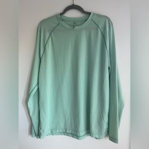 FastTrack Mesh Longsleeve - Men’s | Size L | Seafoam Green/Patina